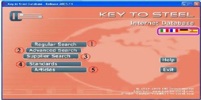 نرم افزار key to steel از مهم ترین نرم افزارهای موجود در بازار برای تشخیص فولاد است.