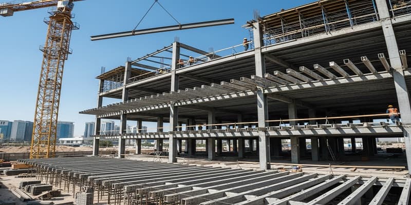 استفاده از تیرآهن و تیرچه در پروژه های ساختمانی