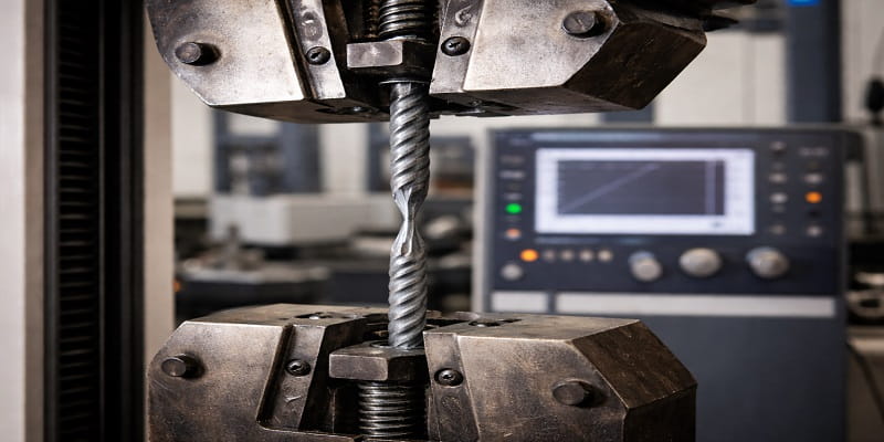 آزمایش کشش میلگرد برای تایید استاندارد