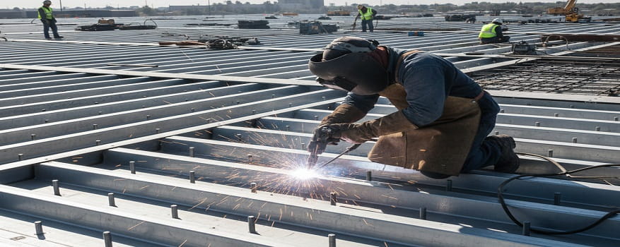 ضوابط جوشکاری گل میخ در سقف عرشه فولادی