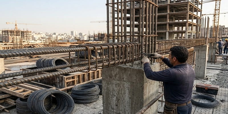 فاصله خاموت در ناحیه بحرانی تیر؛ نکات کلیدی طراحی و اجرا