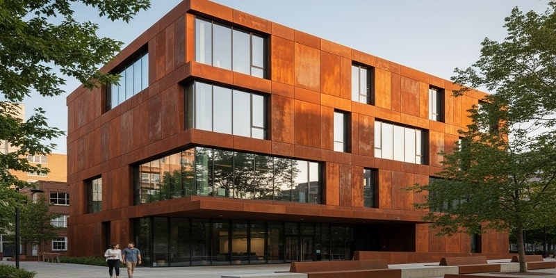 از ورق کورتن A در پروژه های معماری و طراحی نما استفاده می شود.