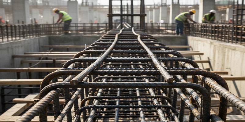 اجرای میلگرد برشی در آرماتوربندی سازه های بتنی