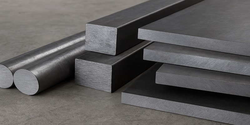 فولاد کم کربن در اشکال مختلفی تولید می شود.