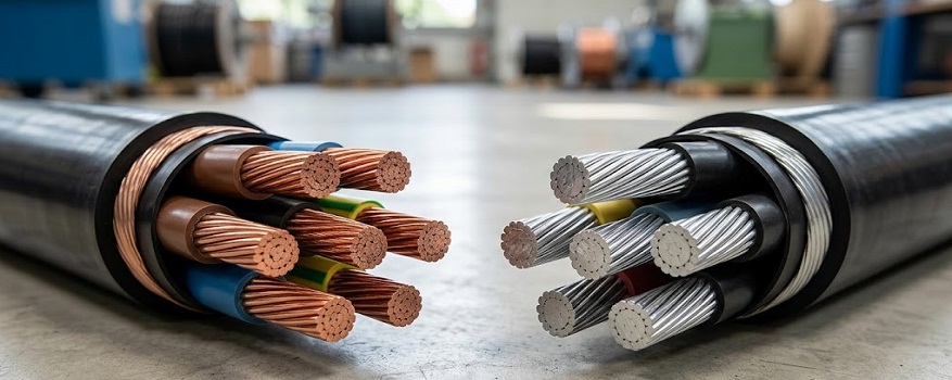تفاوت کابل مسی و آلومینیومی