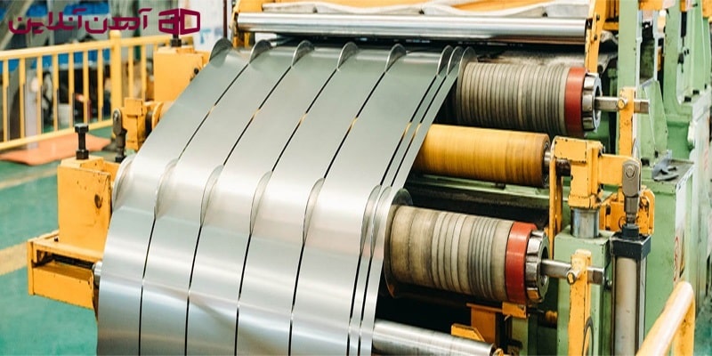 نمایی از فرآِیند تولید ورق ST13