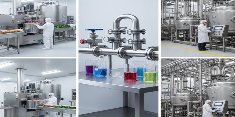 ورق استیل 310 نسوز در صنایع شیمیایی و غذایی کاربرد دارد.