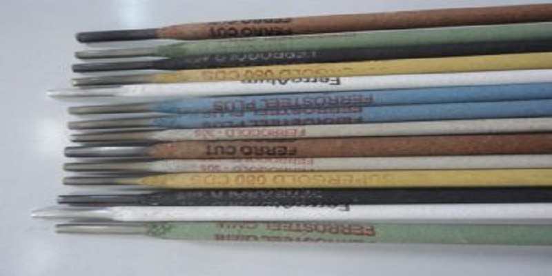 نمایی از الکترود روکش دار