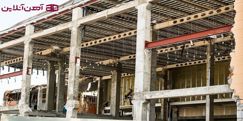 در ستون گذاری باید به حداقل و حداکثر دو ستون فلزی توجه کرد.