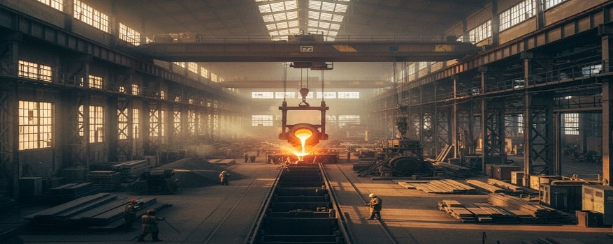 عملکرد متناقض زنجیره فولاد در ۸ ماهه ۱۴۰۴؛ صعود فولاد میانی، افت مقاطع نهایی