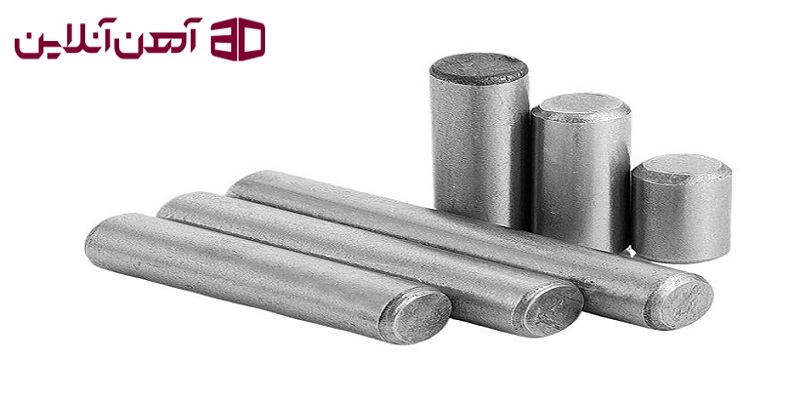 پین ساخته شده از میلگرد ساده، در انواع مختلفی تولید می شود.