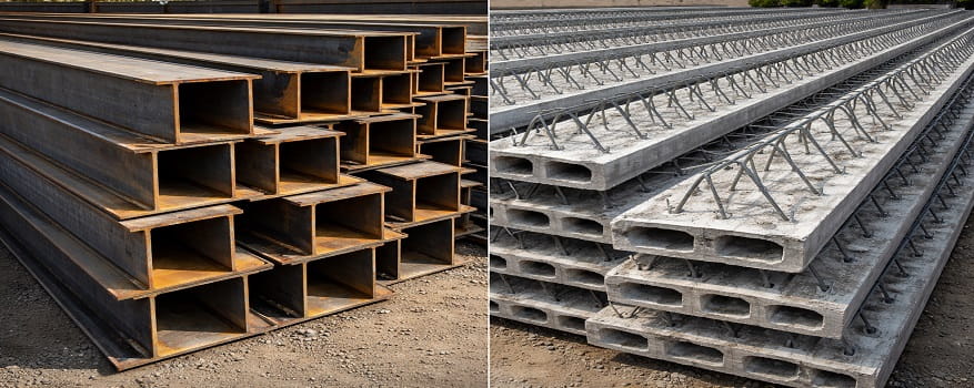 تفاوت تیرآهن و تیرچه