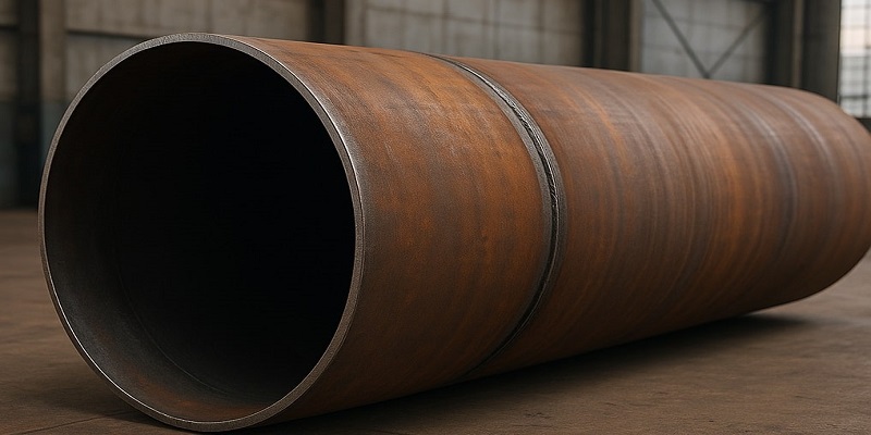 لوله SAW در کارخانه فولادی