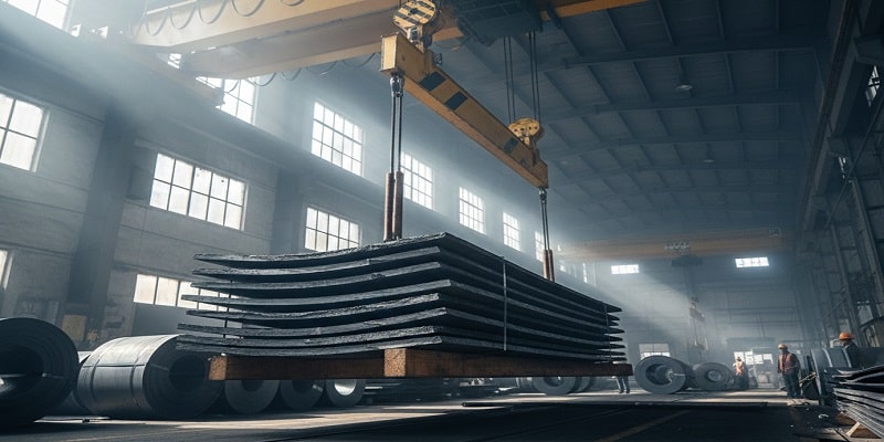 نمایی از انبار ورق Full Hard