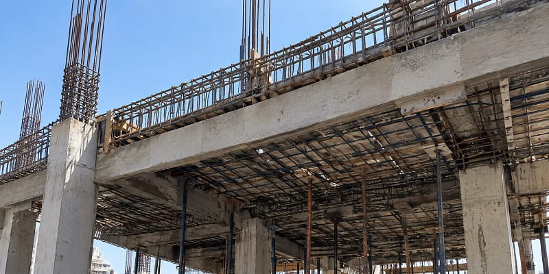 آرماتوربندی سازه بتنی در ساختمان