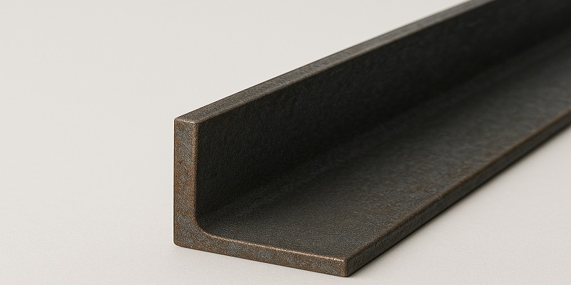 نمایی از نبشی با بال های مساوی