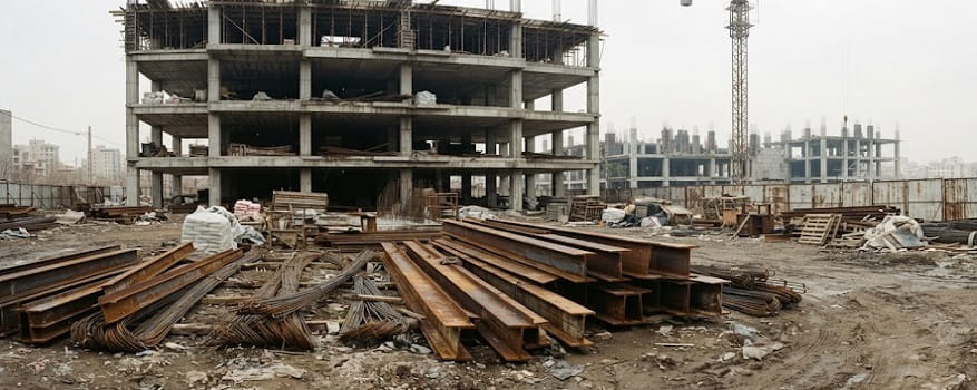 دو لبه قیچی بازار آهن؛ رکود ساخت‌وساز در برابر افت عرضه