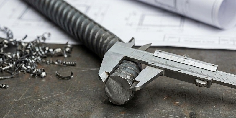 نمایی از قطر اسمی میلگرد