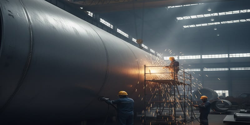 برای ساخت مخازن تحت فشار از ورق HII استفاده می شود.