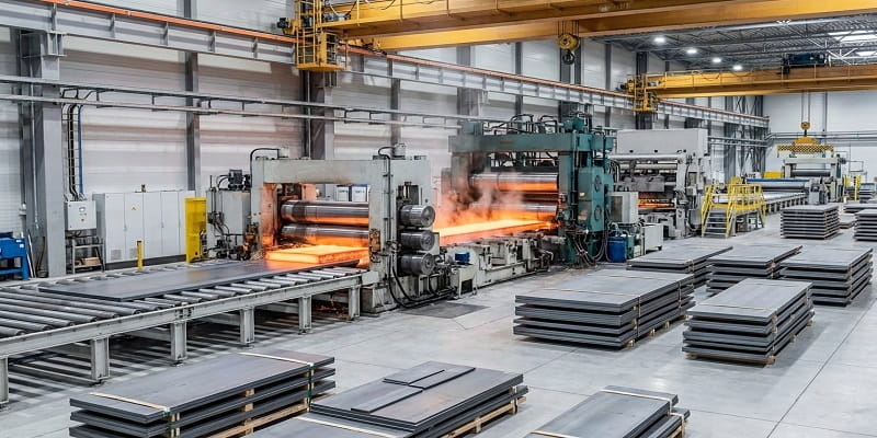 تولید ورق استحکام بالا در کارخانه فولادی