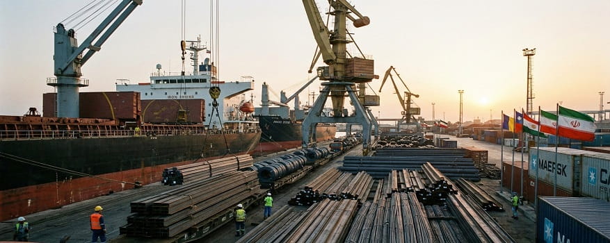 کاهش 42 درصدی واردات فولاد در 10 ماهه 1404