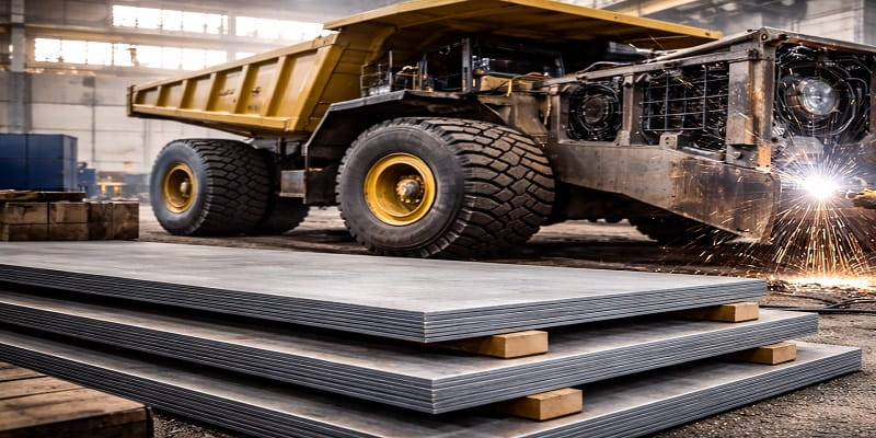 برای ساخت ماشین آلات سنگین از ورق H2 استفاده می شود.