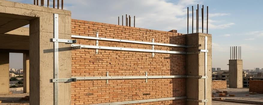 نحوه اجرای وال پست با نبشی