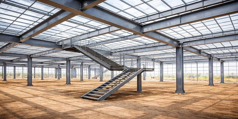 حداکثر عرض سقف بدون ستون در سازه فولادی