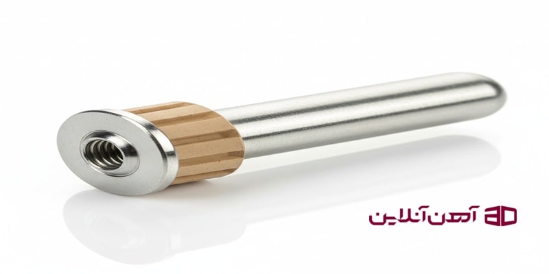 در این عکس نمایی از گل میخ عرشه فولادی را مشاهده می کنید.