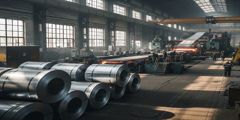 نمایی از کارخانه تولید ورق روغنی در ایران