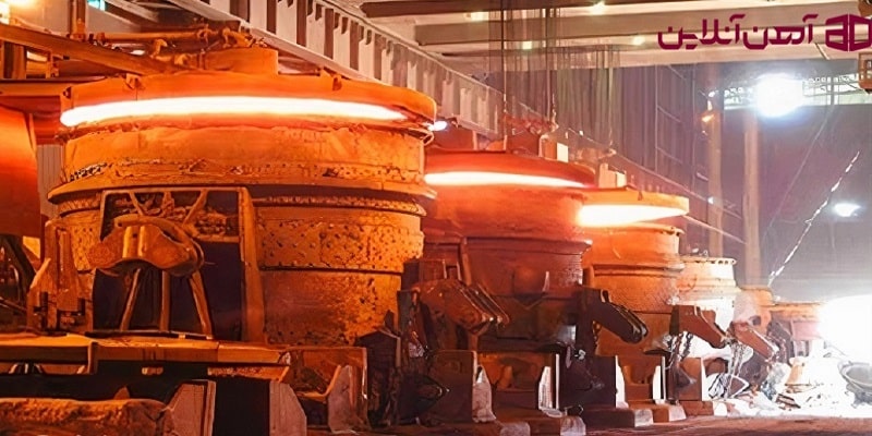 نمایی از فعالیت مجتمع ذوب و نورد صبا فولاد سمنان