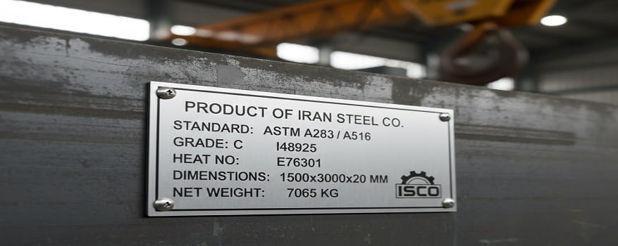 راهنمای پلاک ورق فولادی