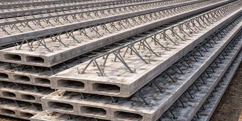 نمایی از تیرچه برای به کار گیری در ساختمان