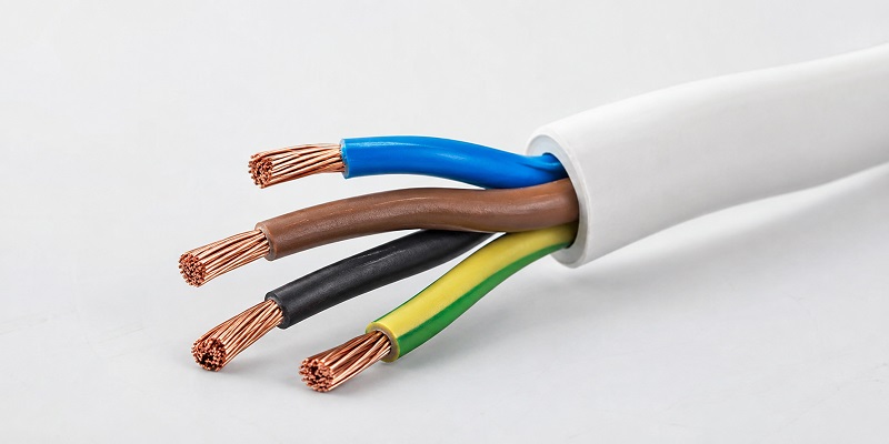 کابل کولری افشان با روکش PVC