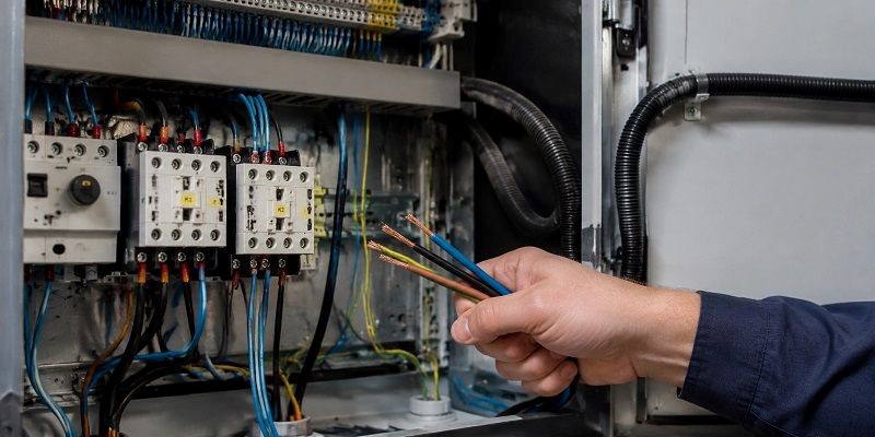 از کابل افشان 4 در 2 برای اتصال تجهیزات به تابلوهای برق استفاده می شود.