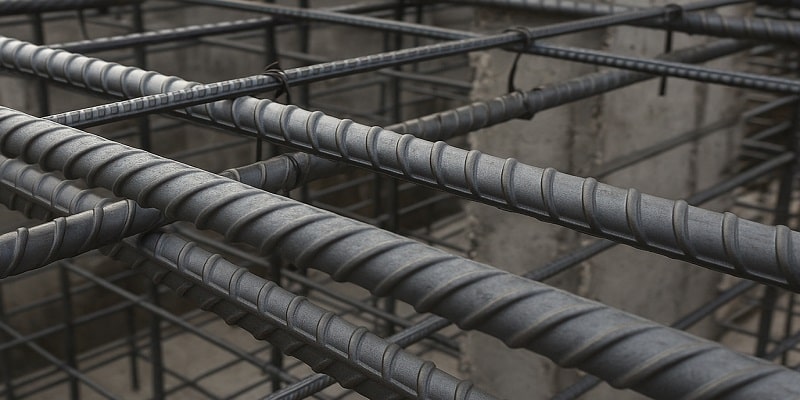 میلگرد HSD مورد استفاده در اسکلت بتنی