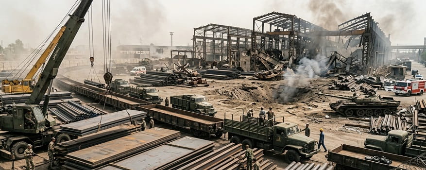 فولاد در آتش جنگ؛ نگاه‌ها به قیمت ورق سیاه دوخته شده است!