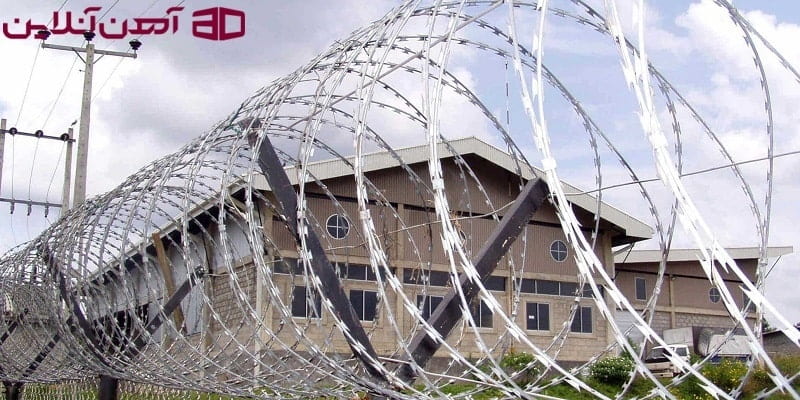 کاربرد سیم خاردار حلقوی برای حفاظت محیط صنعتی