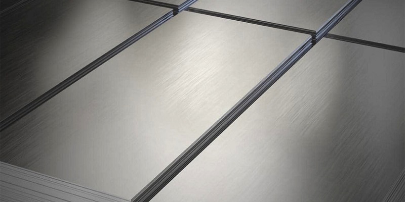 نمایی از ورق استیل دودی