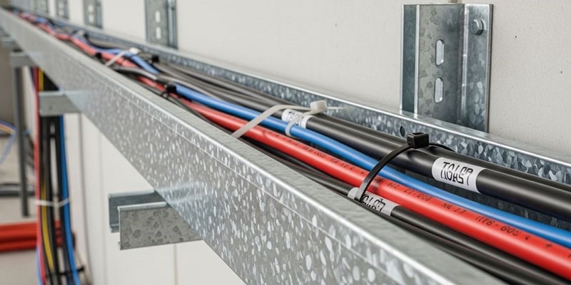 کاربرد سینی کابل گالوانیزه در صنعت برق و ساختمان